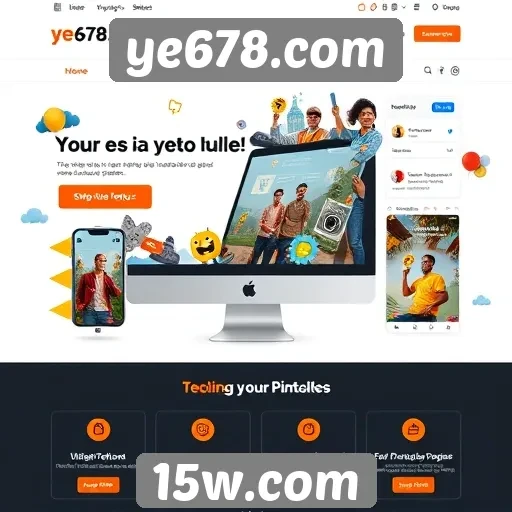 Acessibilidade e design do site ye678.com